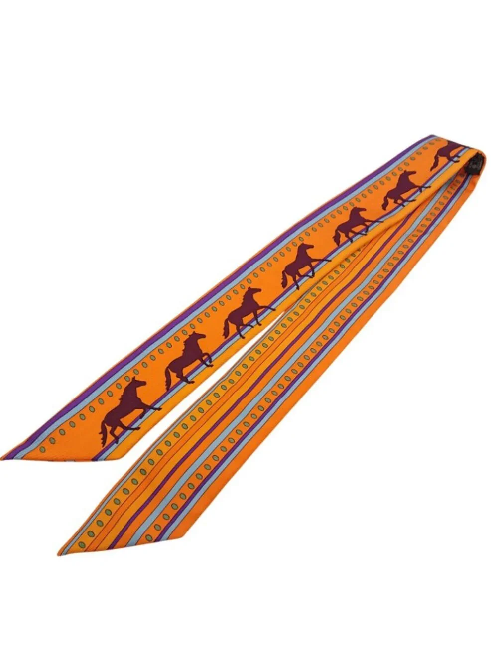 ★SOLD★ Hermes Sequences Horse Print Silk Scarf - Picture 3 of 13